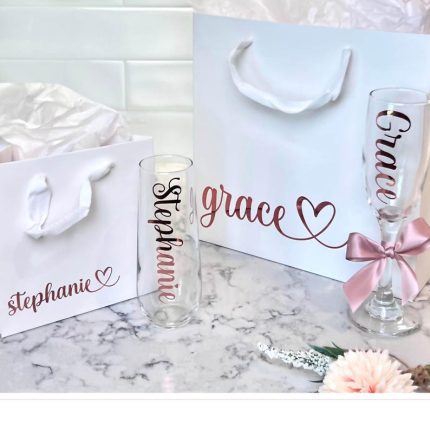 Thank You White Favor Gift Bag